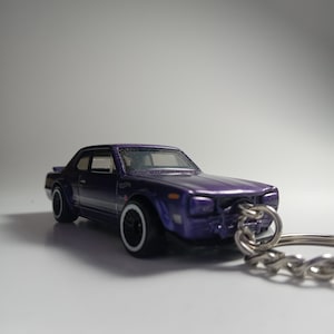 Nissan Skyline HT2000GT-X HotWheel keychain Car keychain Keychain Truck Car Car guy Gift Car guy gift toy car toy Car enthusiast collectible