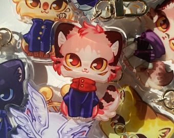 Jujutsu Kittens! Acrylic Keychains || 20 Designs / JJK Anime Inspired