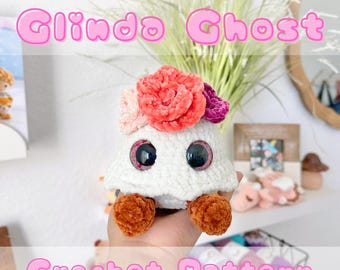 Glinda Ghost crochet pattern | Halloween crochet pattern | Cute Halloween | Spooky Crochet | Easy Crochet | Crochet Ghost