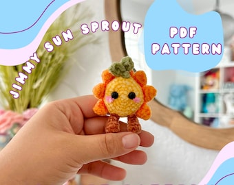 Jimmy Sun Sprout Crochet Pattern | Easy Crochet Pattern | sun crochet | cute crochet