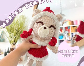 Mariah Beary Crochet pattern | Christmas bear
