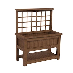 Raised Planter Box Plans with Trellis | Raised Planter Box Plans | Raised Garden Bed Plans | Garden Bed Plans | Wood Working Plans