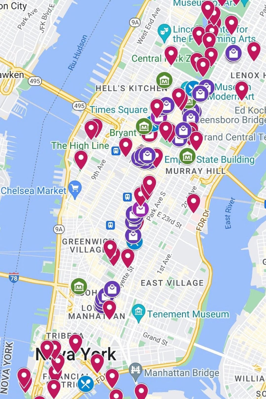 Ultimate Google Maps New York City Explorer