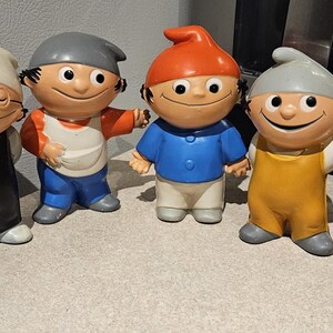 1970 ZDF Mascot Mainzelmannchen Rubber Figurine Germany - Etsy