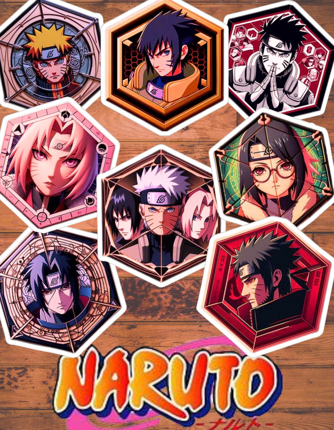 Naruto Universe Stickers, Naruto and Team Stickers, Sassuke, Sakura