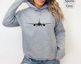 Airplane Hoodie, Aviation Student Pilot Gift