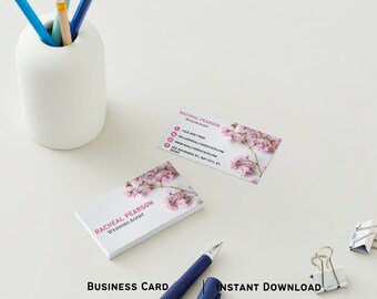 Business Card Template | Editable Business Card Template | Modern Business Card Template | DIY Calling Card | Instant Download.