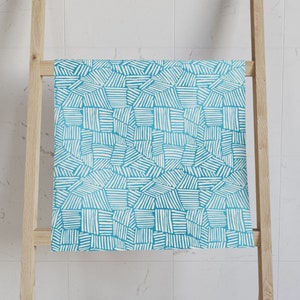 Kelsy Geo Watercolor Hand Towel