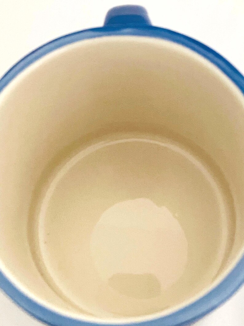 Anthropologie Colorway Monogram “L” Ceramic Blue Mug image 6