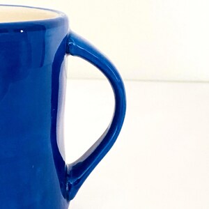 Anthropologie Colorway Monogram “L” Ceramic Blue Mug image 2