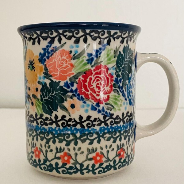 Signed Boleslawiec Polish Pottery Unikat  Mug