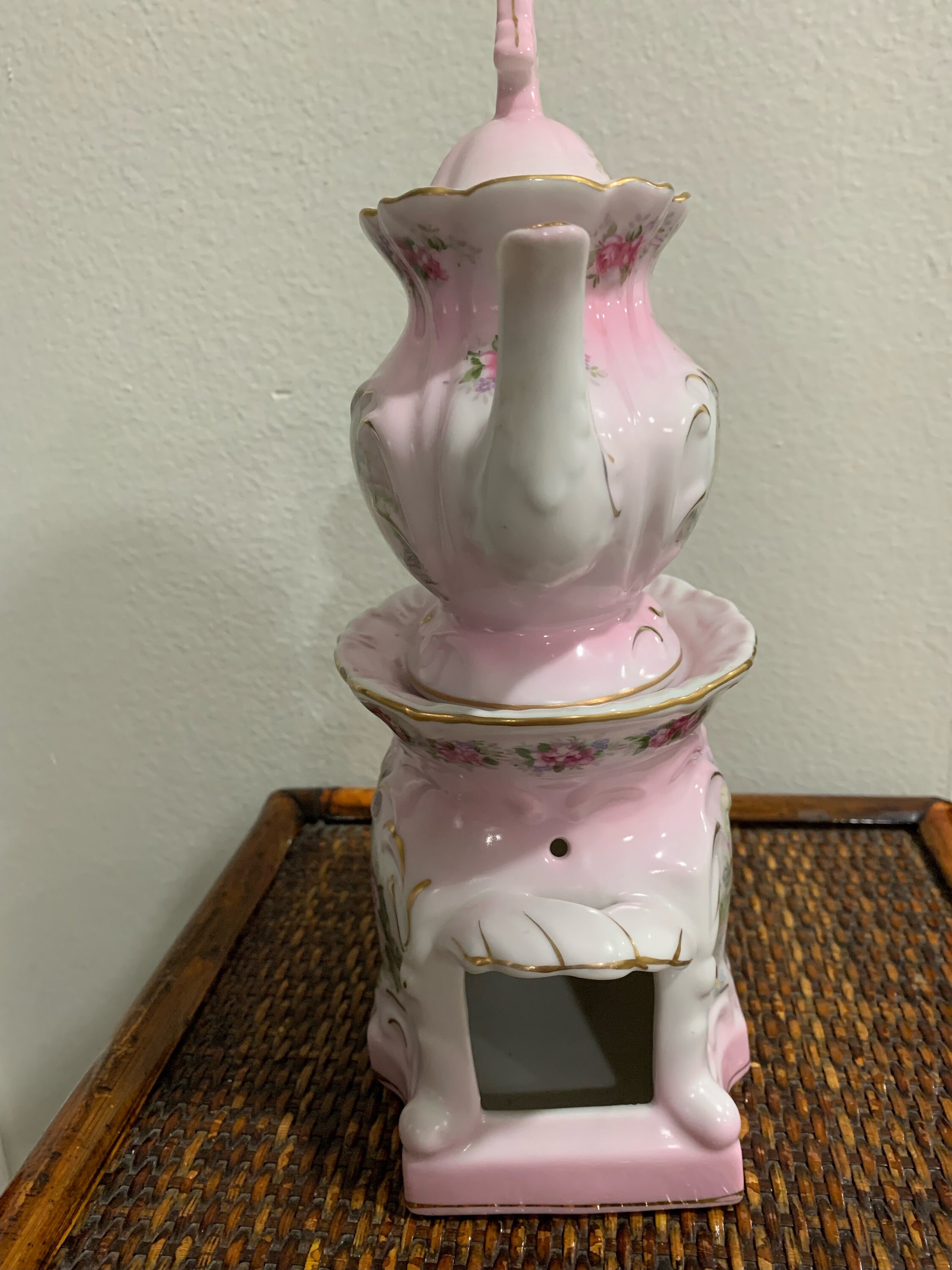 RS Vintage Victorian Teapot and Warmer Set Etsy