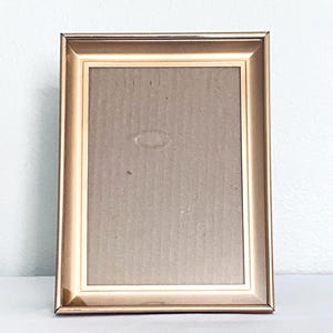 Intercraft Rectangular Gold Tone Metal Picture Frame
