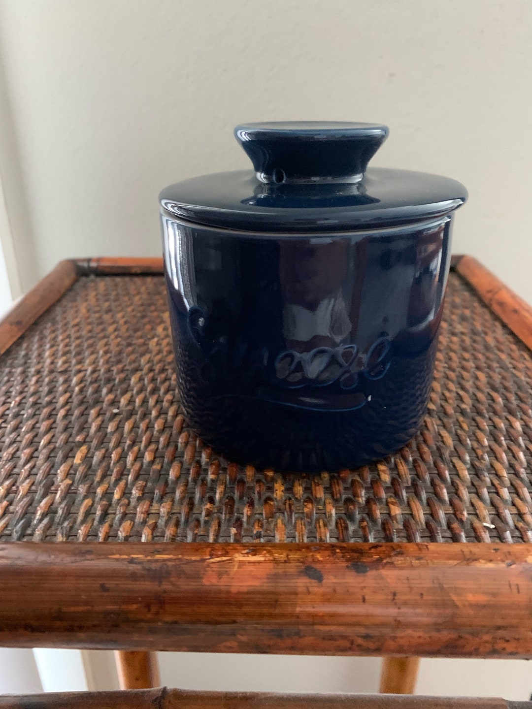 4.5 H 4 D Navy Blue Butter Bell Etsy