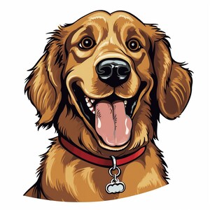 Dog clipart (5 PNG)