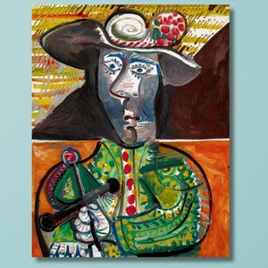 Pablo Picasso Le Matador Poster Art Canvas Print,Pablo Picasso Le Matador Wall Art,Pablo Picasso Artworks,Vintage Art Print,Exhibiton Poster
