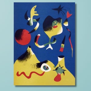 L’Air by Joan Miró Canvas Wall Art,Modern Surrealist Print and Wall Decor for Artistic and Unique Home Design,Joan Miro Print,Home Decor/23