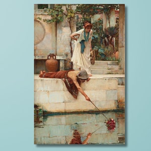 John William Waterhouse PaintingJohn William Waterhouse Ophelia Artwork,John William Waterhouse Exhibition,John William Waterhouse Canvas/10