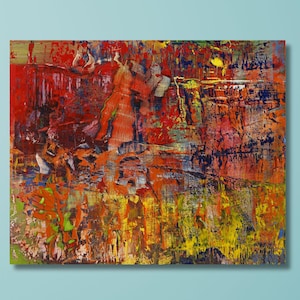 Gerhard Richter Canvas Wall Art, Gerhard Richter Paintings,Gerhard Richter Artworks,ABSTRAKTES BILD Modern Wall decors,home decor  Gifts/69