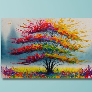 Gustav Klimt the Tree of Life Canvas Wall Art Tree Life Art, Gustav Klimt Gift Canvas, The Tree Of Life Canvas, Tree Life Canvas Art gift/18