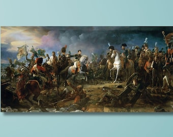 Battle of Austerlitz Canvas Art Print: Napoleon Victory, Historical Wall Decor