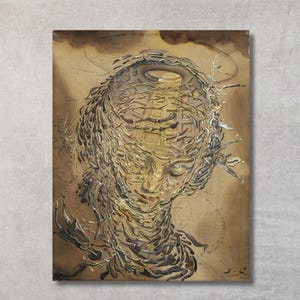 Salvador Dali Exhibition Canvas Poster: Raphaelesque Head Exploding