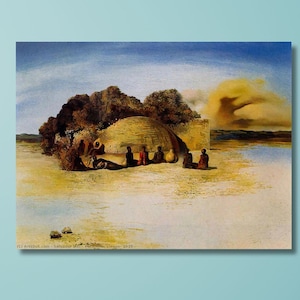 Salvador Dali Paranoiac Visage Poster Art Canvas,Fine Art Print,Modern Wall Art Decor,Housewarming Gifts,Salvador Dali Artworks,Vintage Arts