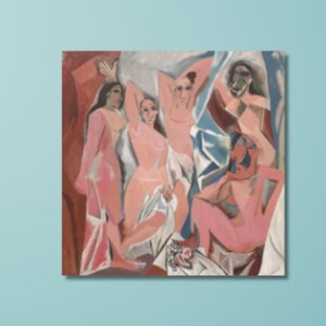 Pablo Picasso Les Demoiselles Canvas Wall Art Pablo Picasso Poster Art Pablo Picasso prints Pablo Picasso reproduction Picasso Decor Picasso