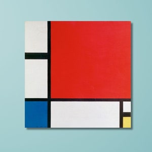 Piet Mondrian&#39;s composition with Red, Blue, and Yellow (1930) Piet Mondrian Canvas Wall Art,Canvas Print ,Canvas Home & Office Decor