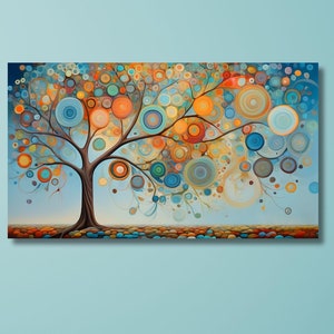 Tree of life Gustav Klimt Canvas Wall Art,Tree of life Framed Wall Art,Tree of life Poster, Extra Large Wall Art Tree of life Ready to Hang