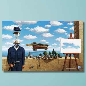 René Magritte Canvas Wall Art,Magritte Artwork,Surrealism Art,Canvas Poster,Wall Decor,Reproduction Canvas,Canvas Decor,Magritte Wall Art/53
