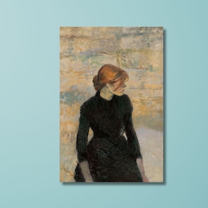 Henri De Toulouse Canvas wall art,Lautrec,Pierreuse,Female portrait/Poster Art,Abstract Wall Art Print,art prints,Vintage art,famous  prints