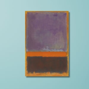 Mark Rothko Untitled 1952 Canvas/Poster Art Reproduction, Rothko Reproduction, Abstract Canvas Wall Art, Modern Art Expressionism Painting