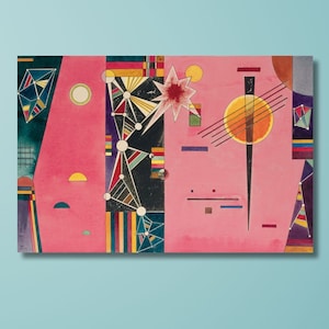 Wassily Kandinsky Composition Canvas Wall Art Wassily Kandinsky Home Decor /Poster Print Art , Kandinsky Reproduction ,Office Wall Art