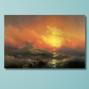 絵画 『第九の怒濤』1850年。★送料込み★ 絵画 『第九の怒濤』1850年。☆送料込み☆ - メルカリ