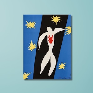 Henri Matisse, Matisse Fall Of Icarus Canvas Wall Art/Poster Art ReproductionAbstract Wall Art,Vintage art,canvas wall art,famous art prints