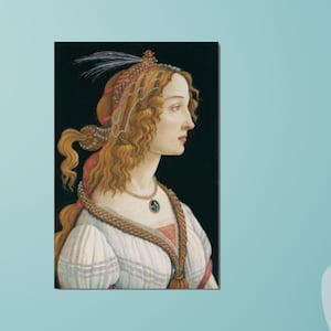 Botticelli Canvas Sandro Botticelli Idealized Portrait of a Lady Canvas Gallery Sandro Botticelli Exhibition Poster/Wall Art Home Decor Art
