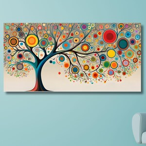 Tree of life Gustav Klimt Canvas Wall Art,Tree of life Framed Wall Art,Tree of life Poster, Extra Large Wall Art Tree of life Ready to Hang