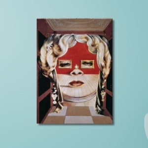 Salvador Dali exhibition Canvas wall art Mae West wall art Surrealist print Salvador Dali canvas print abstract art prints Canvas Wall Art