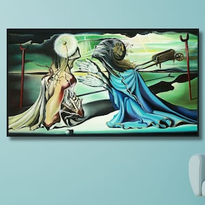 Salvador Dali (Tristan und Isolde) Leinwanddruck, Salvador Dali (Tristan und Isolde) Gemälde, Salvador Dali (Tristan und Isolde) Poster