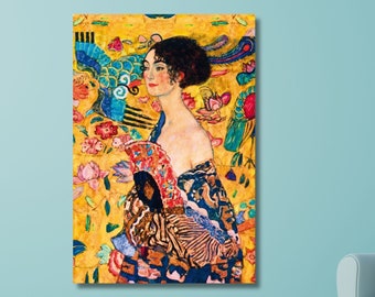 クリムト　扇をもつ夫人 Amazon.co.jp: Gustav Klimtグスタフ・クリムト名画の数々
