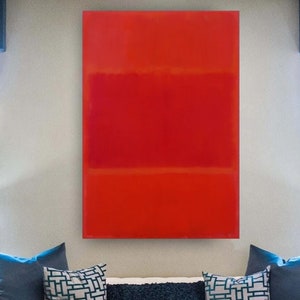 Mark Rothko style abstract Rothko Wall Art Rothko Reproduction Rothko Print Rothko Painting Exhibition Mark Rothko Poster&Panel 3
