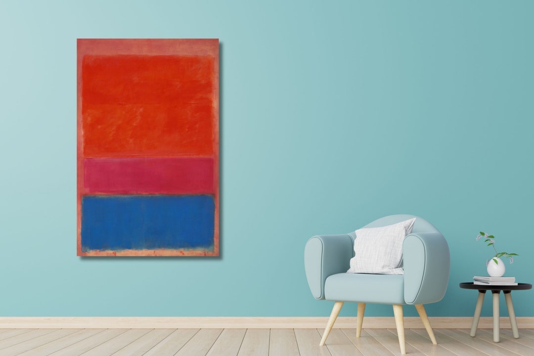Mark Rothko No 1 Canvas/poster Art Reproduction, Rothko Reproduction ...