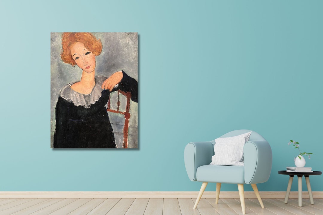 Amedeo Modigliani-woman With Red Hair 1917 - Etsy