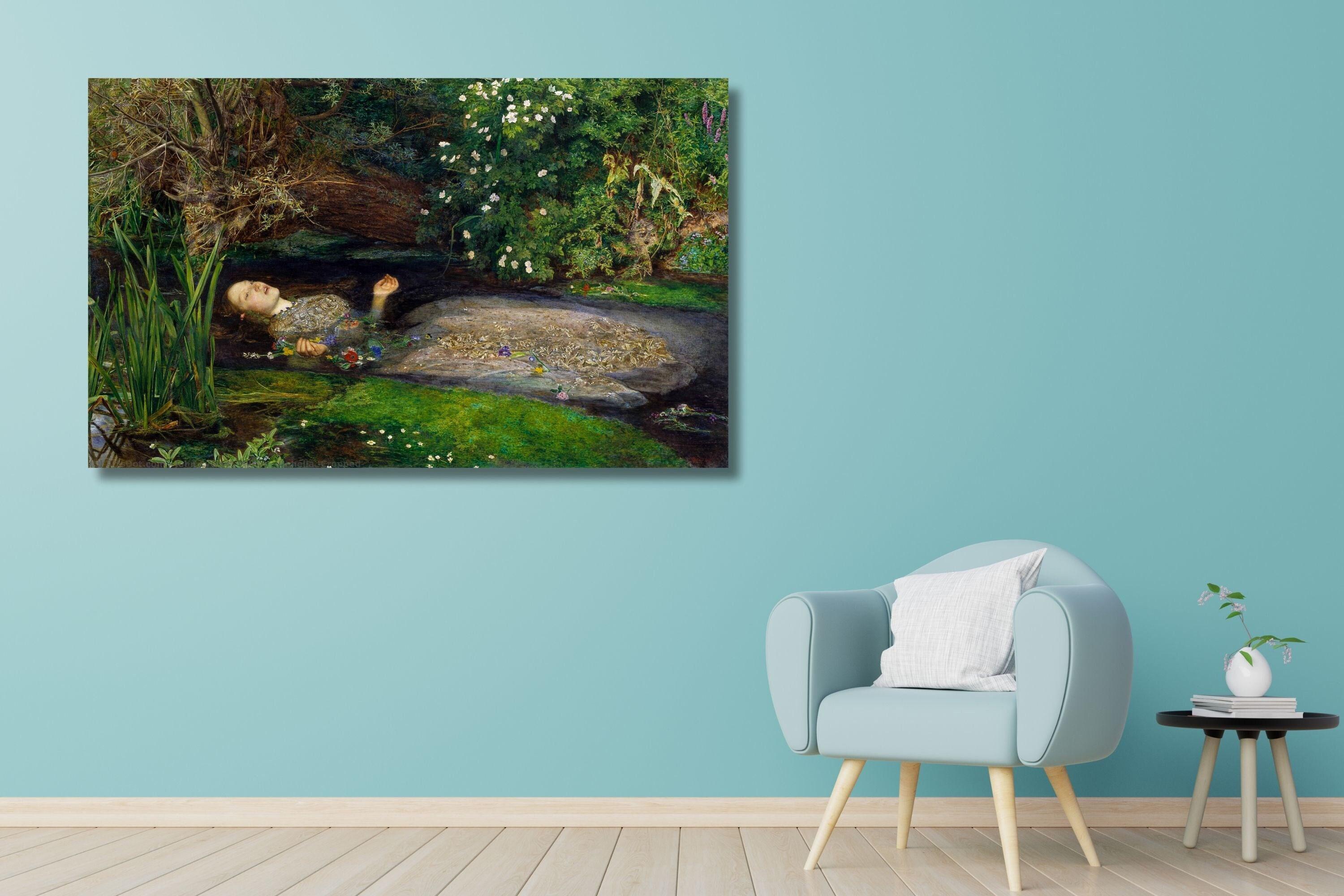 オフィーリア キャンバスウォールアート：ミレイの絵画複製 - Etsy 日本