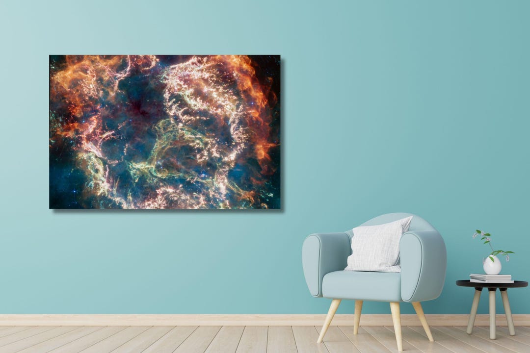 Cosmic Tarantula Galaxy Canvas Art Poster: James Webb Telescope Print ...