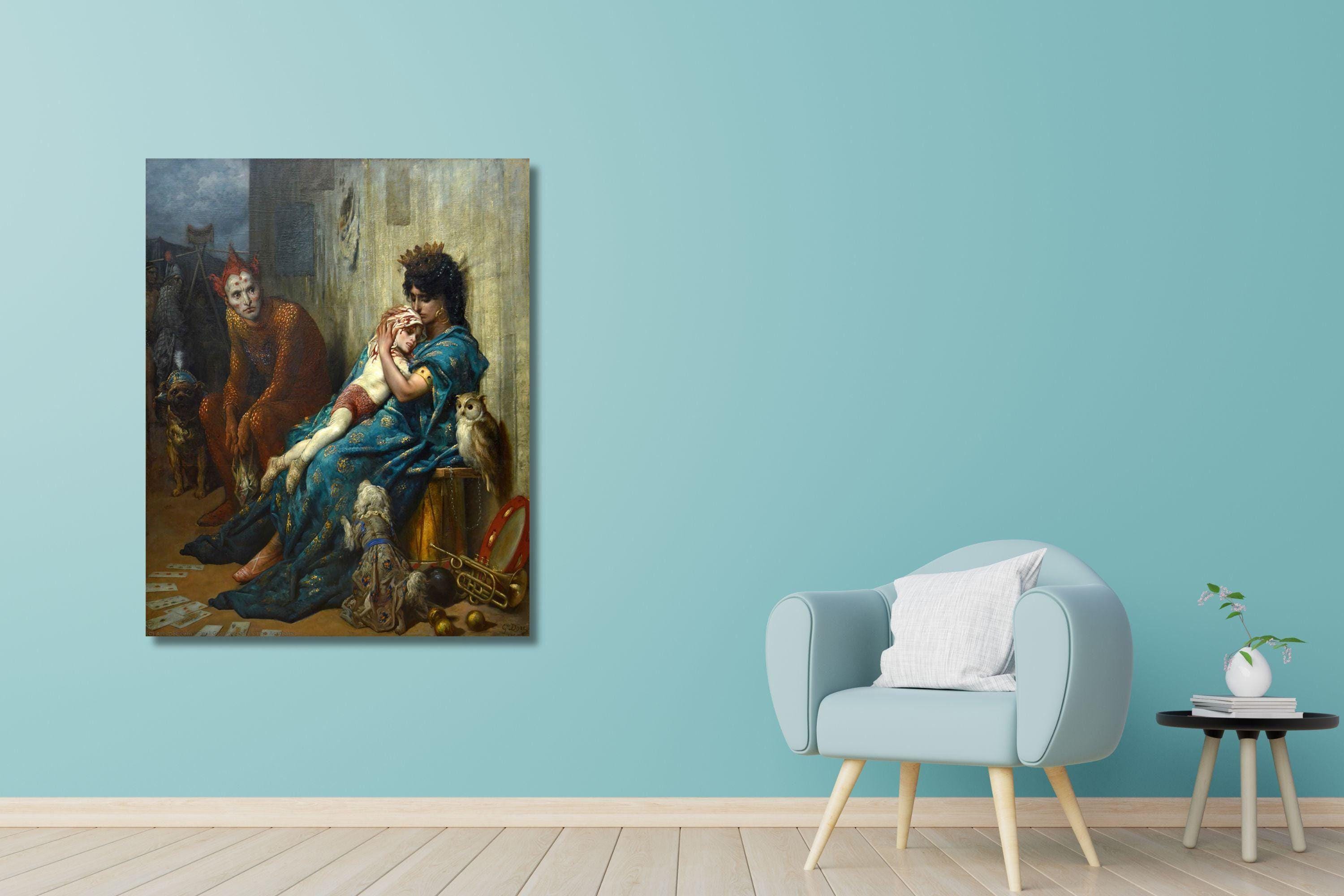 ポール・ギュスターヴ・ドレ作「アクロバット一家」ヴィンテージ