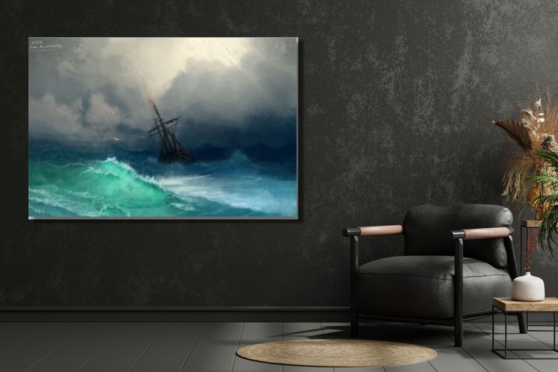 Ivan Konstantinovich Aivazovsky Canvas Prints Ivan Konstantinovich