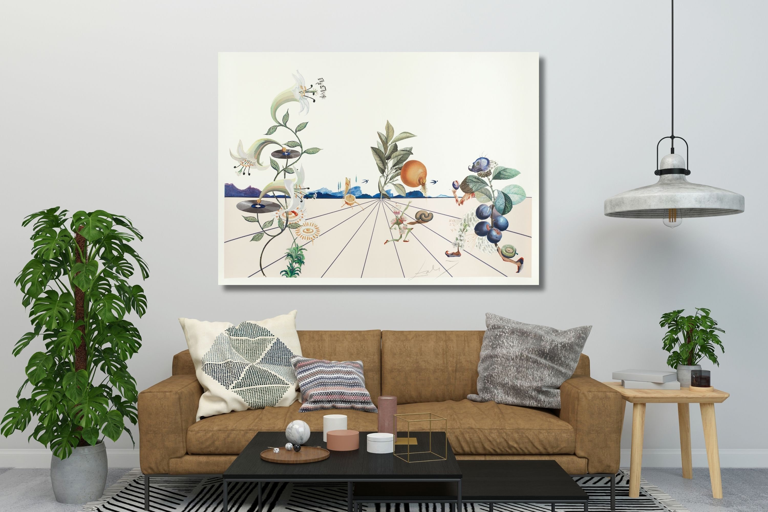 Salvador Dali Wall Art, Salvador Dali Butterfly House Painting ...