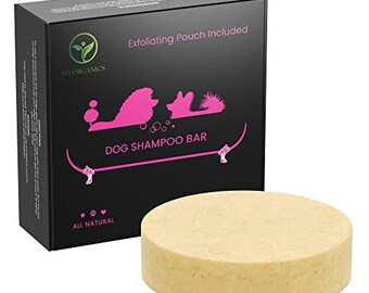 Dog Shampoo bar for Itchy Sensitive Skin Conditions Detangles Moisturizes 3.5 Oz.